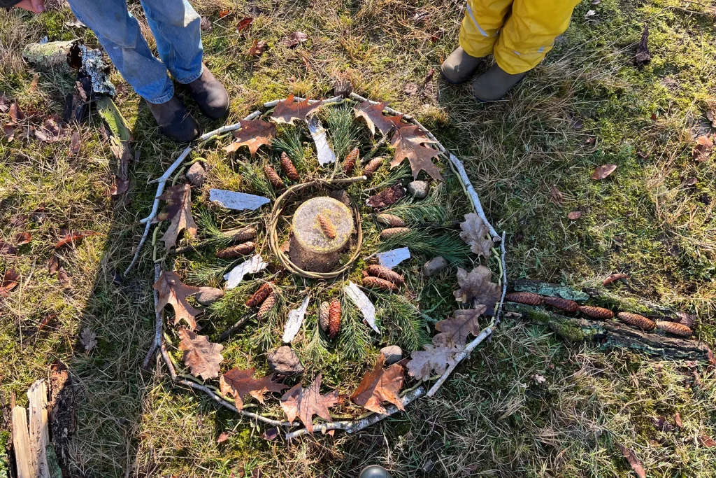 Mandala Natur Draußentipp Kinder